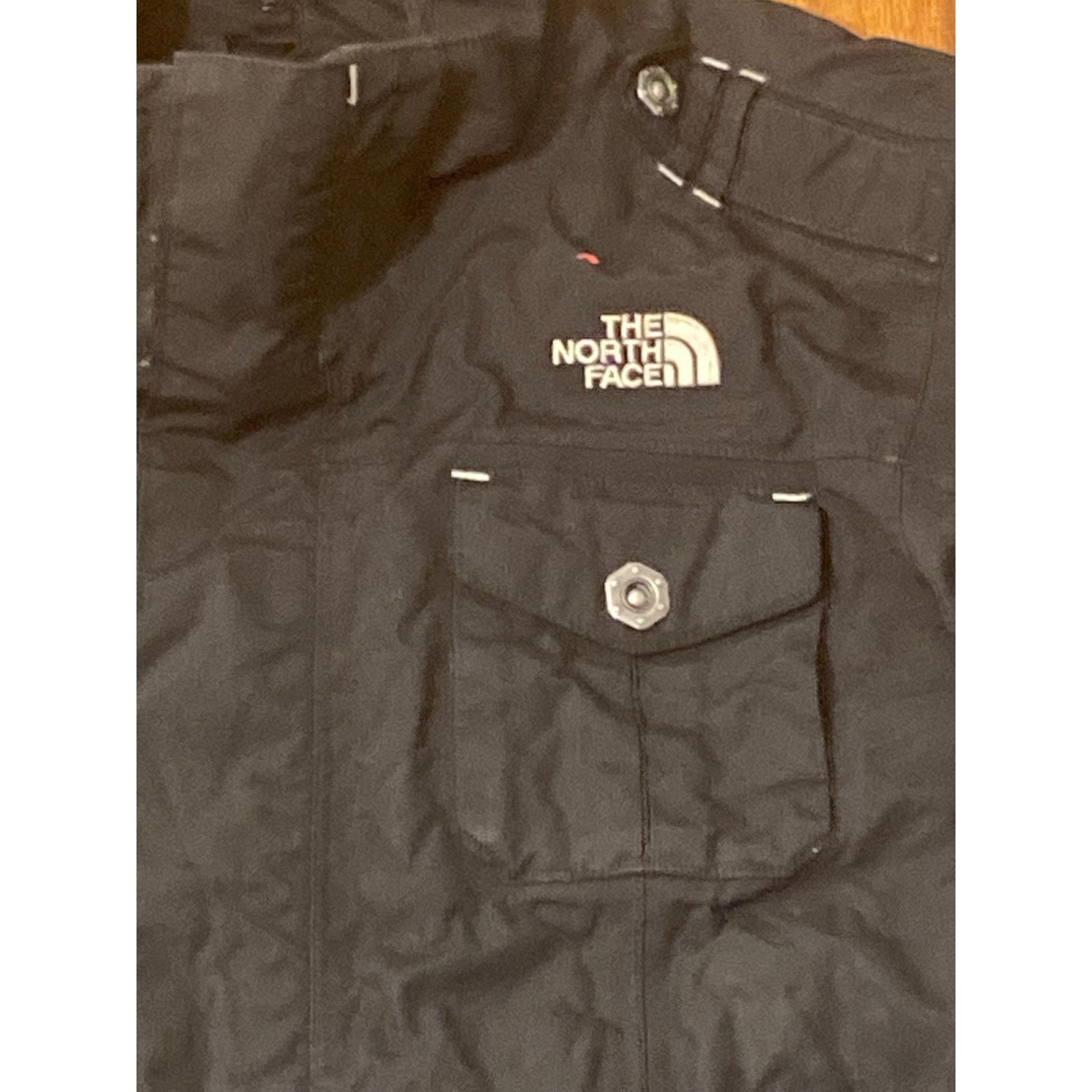 The North Face Vtg The NorthFace Womens XL Black Jacket Rain Shell Ski Coat Size XL / US 12-14 / IT 48-50 - 3 Thumbnail