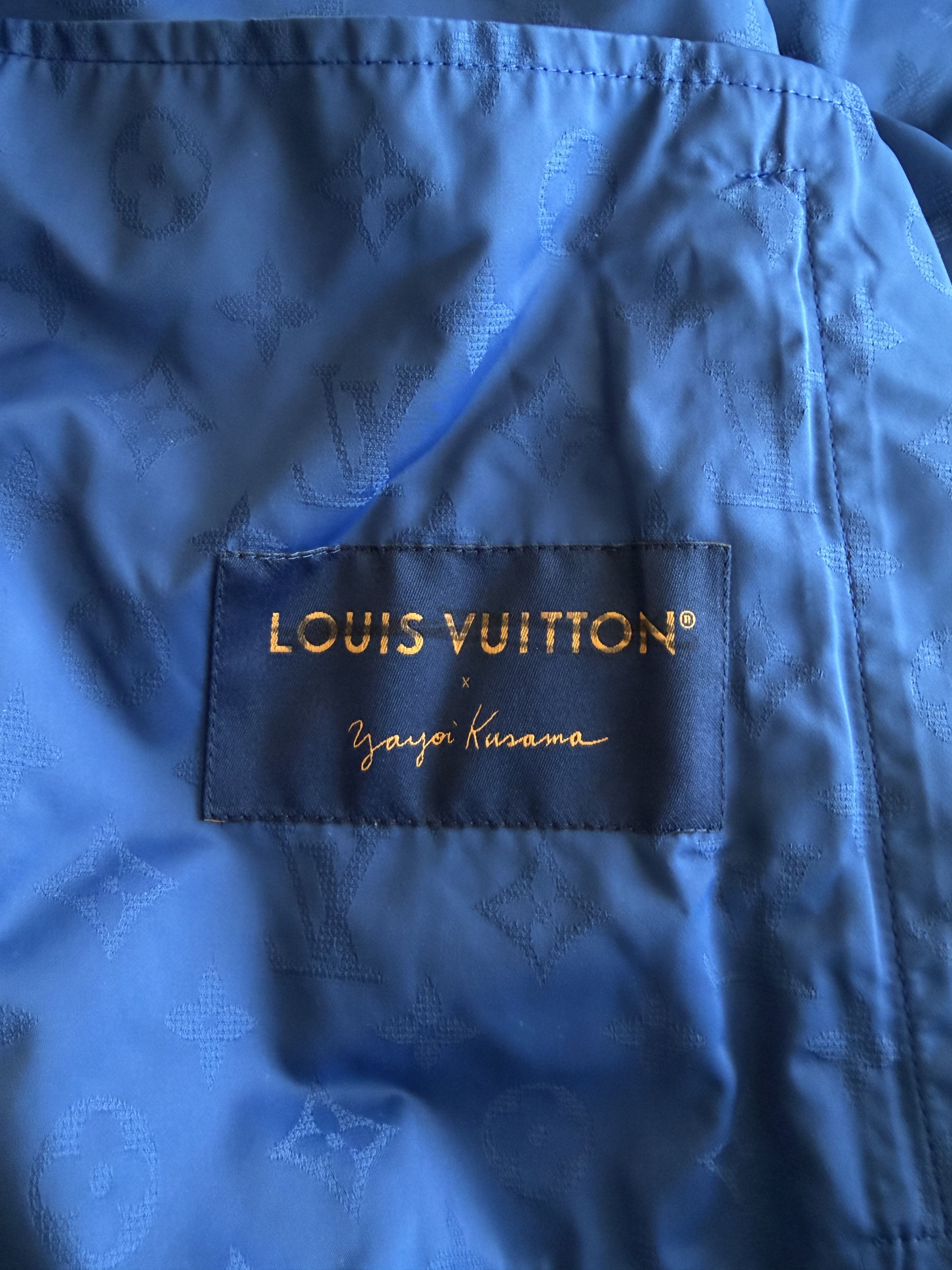 Louis Vuitton Louis Vuitton Yayoi Kusama Blue Monogram Windbreaker Size US XXL / EU 58 / 5 - 3 Thumbnail
