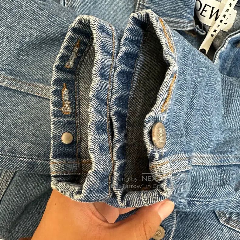 Loewe Loewe Denim Jacket with Leather Label Pockets Size XXS / US 00 / IT 34 - 7 Thumbnail