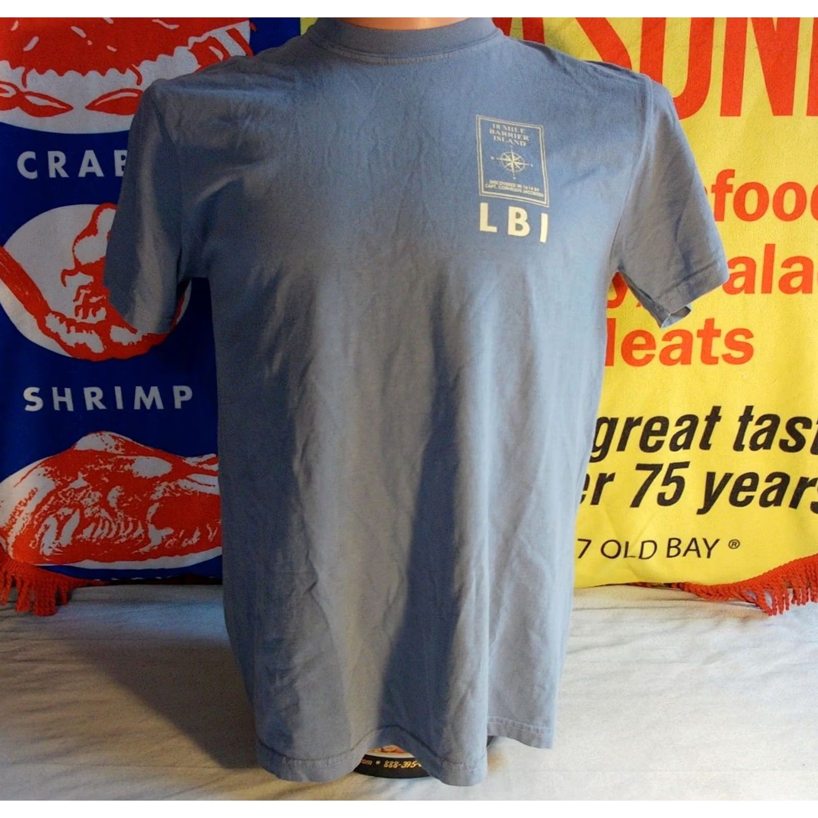Comfort Colors Comfort Colors Shirt Men's Medium LONG BEACH ISLAND 18 Mile BARRIER ISLAND LBI t Size US M / EU 48-50 / 2 - 3 Thumbnail