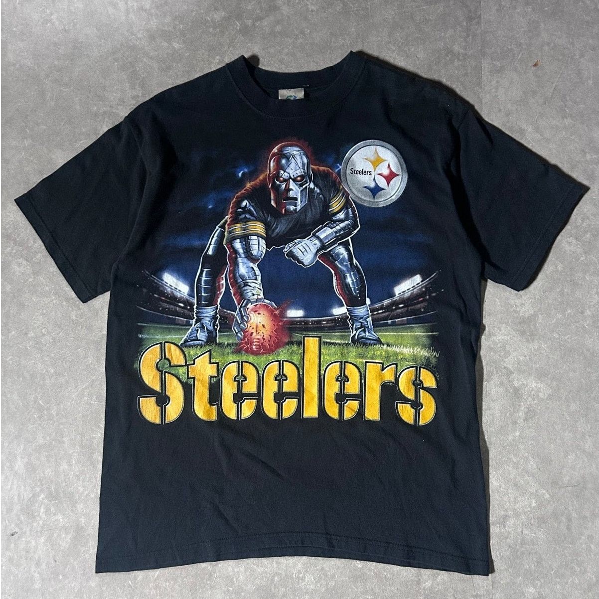 Liquid Blue 2000 Vintage Pittsburgh Steelers Liquid Blue Black T-Shirt L Size US L / EU 52-54 / 3 - 1 Thumbnail