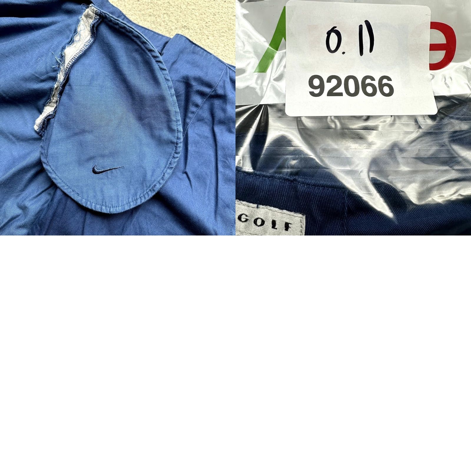 Nike VINTAGE Nike Golf Blue Skort Shorts Womens M 27x6.5 Twill Cotton Polyester Pockets 90s 80s Shout Swoosh Women Size 32" / US 10 / IT 46 - 9 Thumbnail
