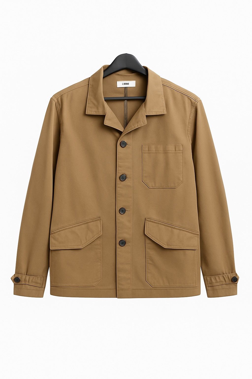 Denime Denime Japan Vintage Khaki Work Jacket –Made in Japan Size US L / EU 52-54 / 3 - 1 Thumbnail