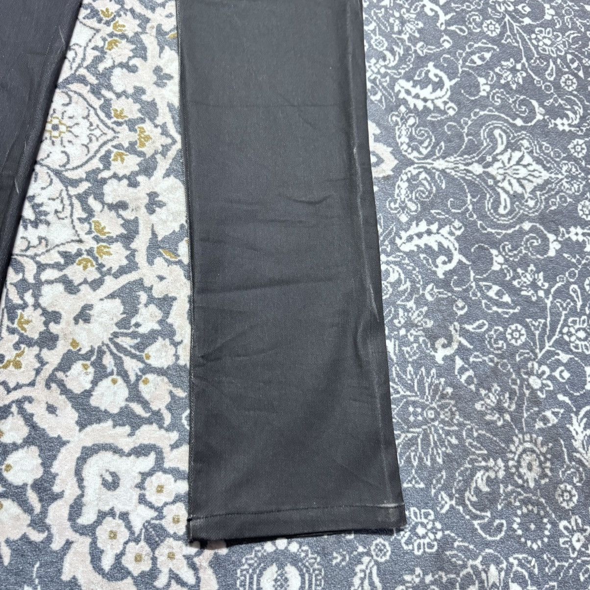 Japanese Brand Hundredclub Japan Denim Black Waxed Jeans Size US 30 / EU 46 - 16 Thumbnail