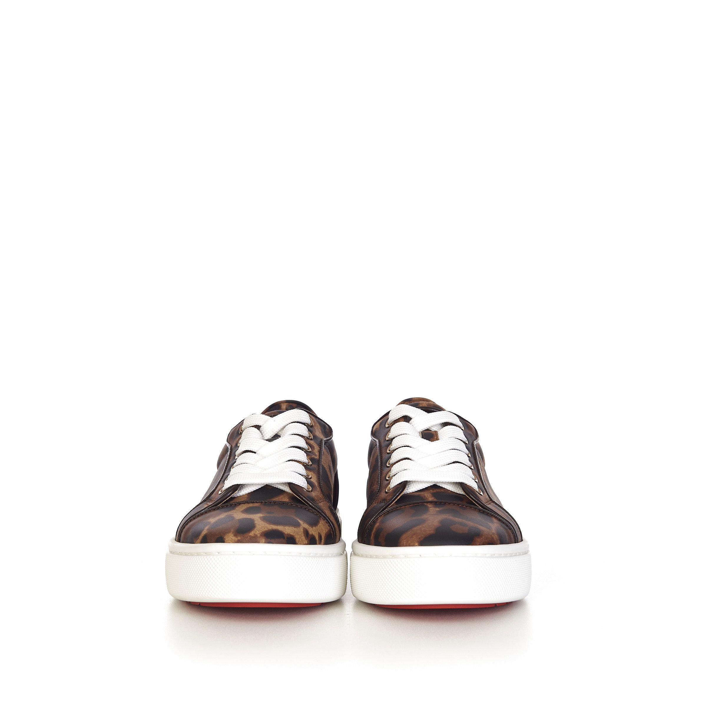 Christian Louboutin Lowtop Sneakers Vieirissima Orlato In Leopard Pattern Size US 5.5 / IT 35.5 - 2 Thumbnail