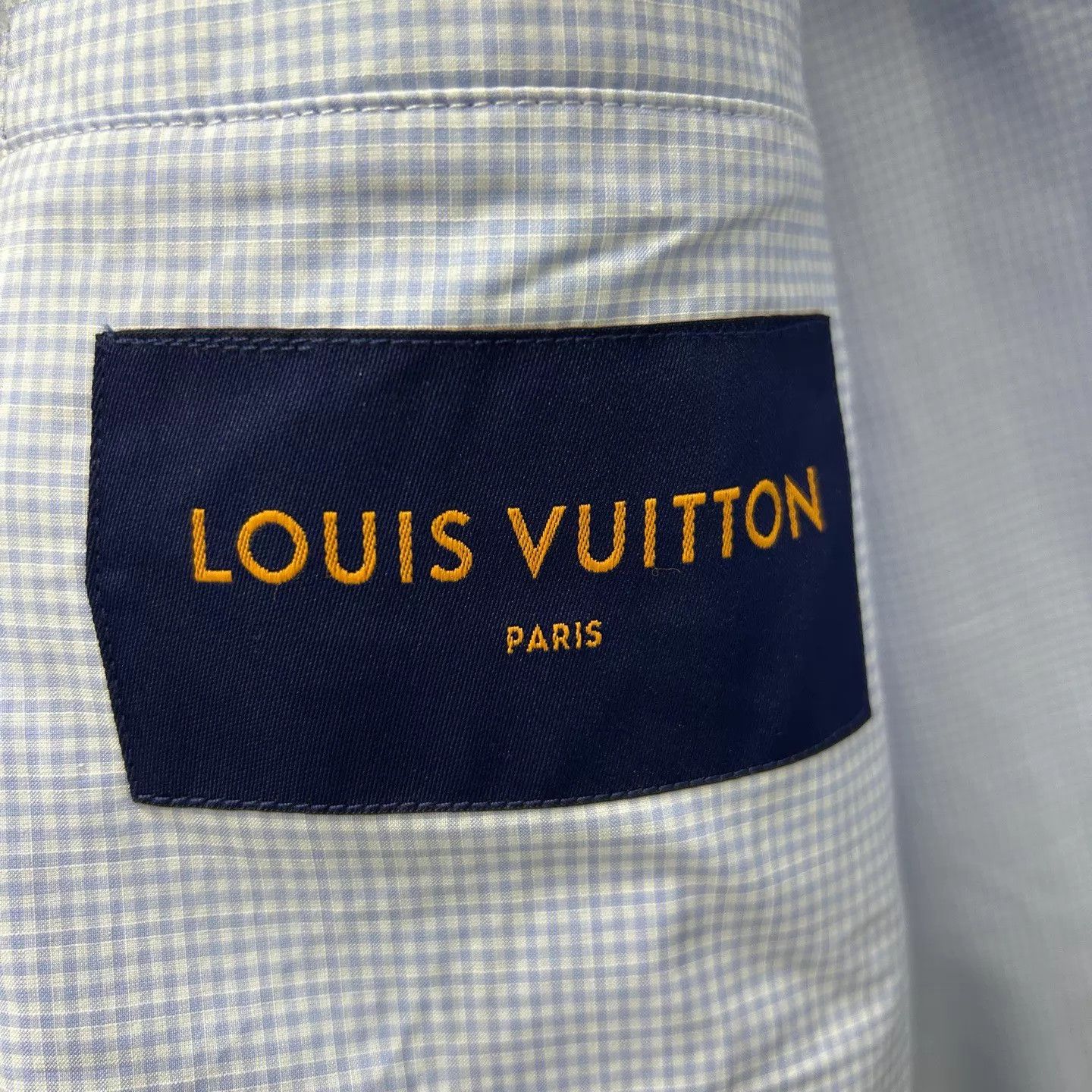 Louis Vuitton LV 26ss Embroidered Logo Denim Jacket 52 New With Tags Size US L / EU 52-54 / 3 - 3 Thumbnail