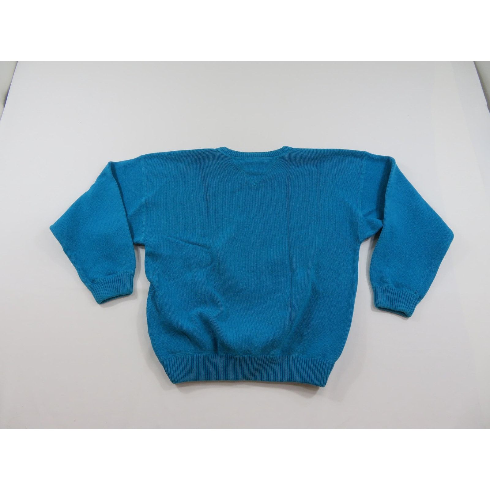 Tommy Hilfiger Tommy Hilfiger Perrywinkle Blue Knit Cotton Sweater M 1990s Size US M / EU 48-50 / 2 - 3 Thumbnail