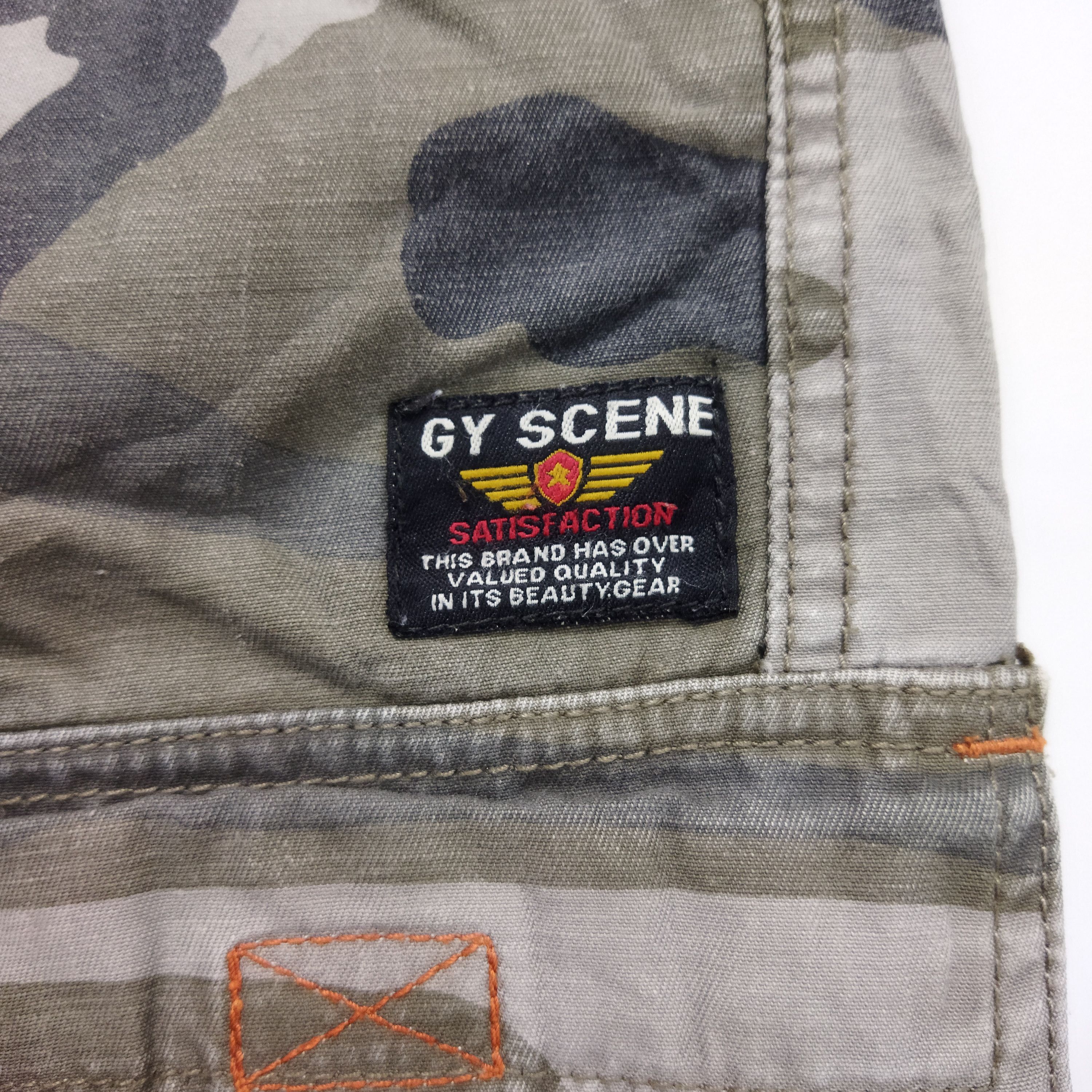 Japanese Brand SCENE GYE CAMO CARGO PANTS Size US 29 - 9 Thumbnail