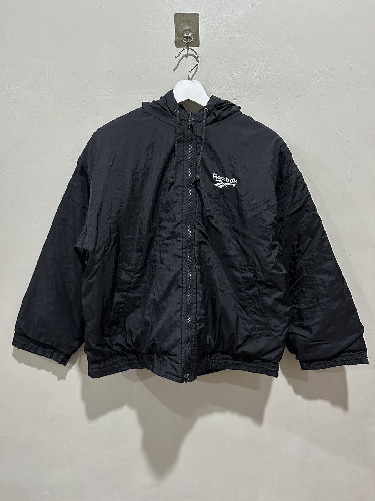 Reebok Reebok X Hoodie Jacket X Vintage Size US L / EU 52-54 / 3 - 1 Thumbnail