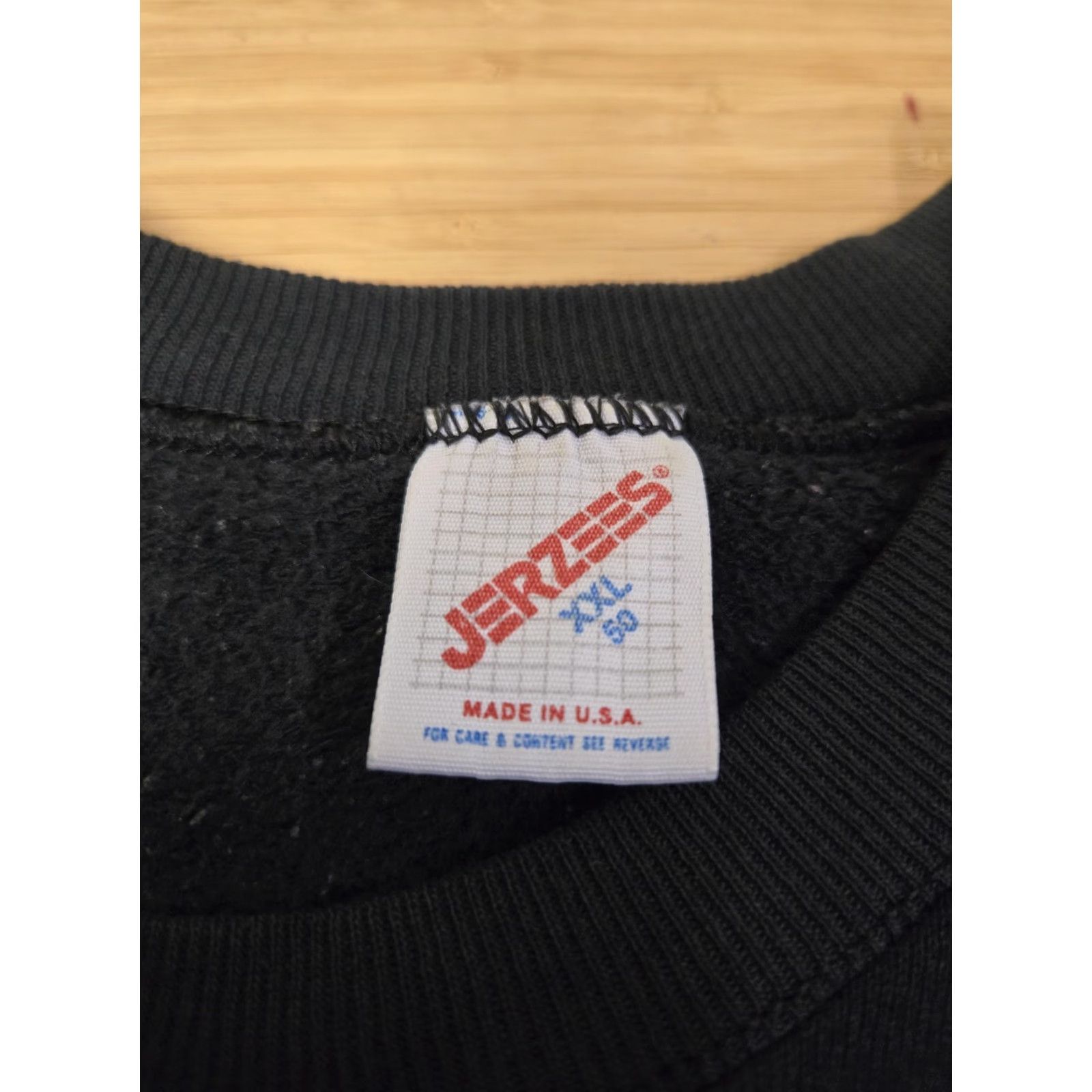 Jerzees VINTAGE Jerzees Sweatshirt Mens XL Black Harley-Davidson 1946 Knucklehead Graphic Print 80s Crew Neck Pullover Fleece Size US XL / EU 56 / 4 - 7 Thumbnail