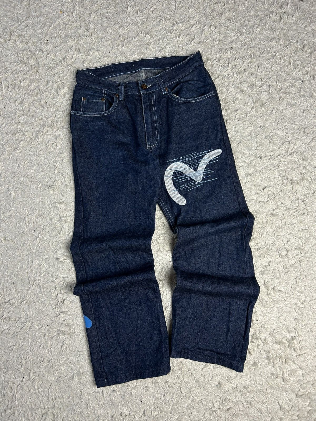 Evisu × Puma × Vintage Denim Pants Evisu x Puma rare rap y2k affliction Size US 30 / EU 46 - 2 Thumbnail
