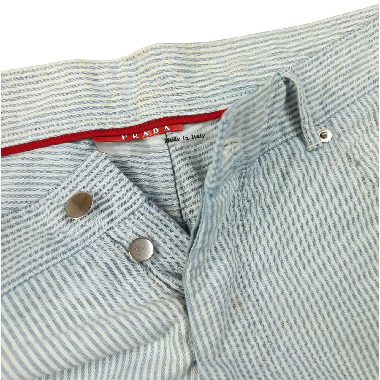 Prada Vintage Prada Sport Striped Tapered Trousers Size W34 Size 34" / US 12 / IT 48 - 5 Thumbnail