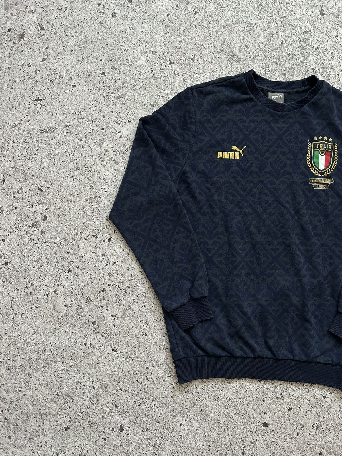 Puma Puma Italia European Championships 2021 Soccer Sweatshirt Size US M / EU 48-50 / 2 - 3 Thumbnail