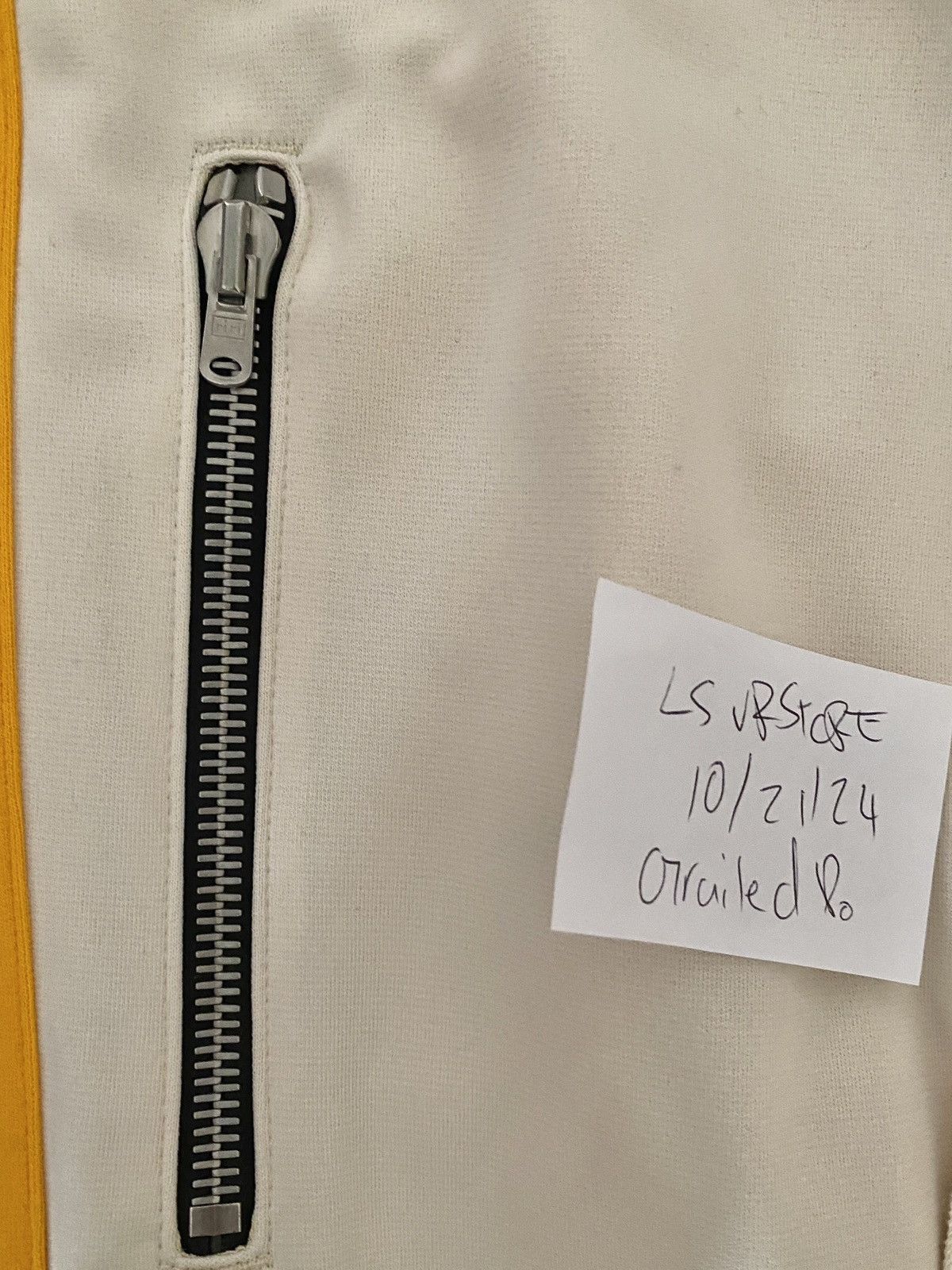 Fear of God Fear of God Moto Trackpants Cream/Red/Yellow/Black Medium Size US 32 / EU 48 - 13 Thumbnail