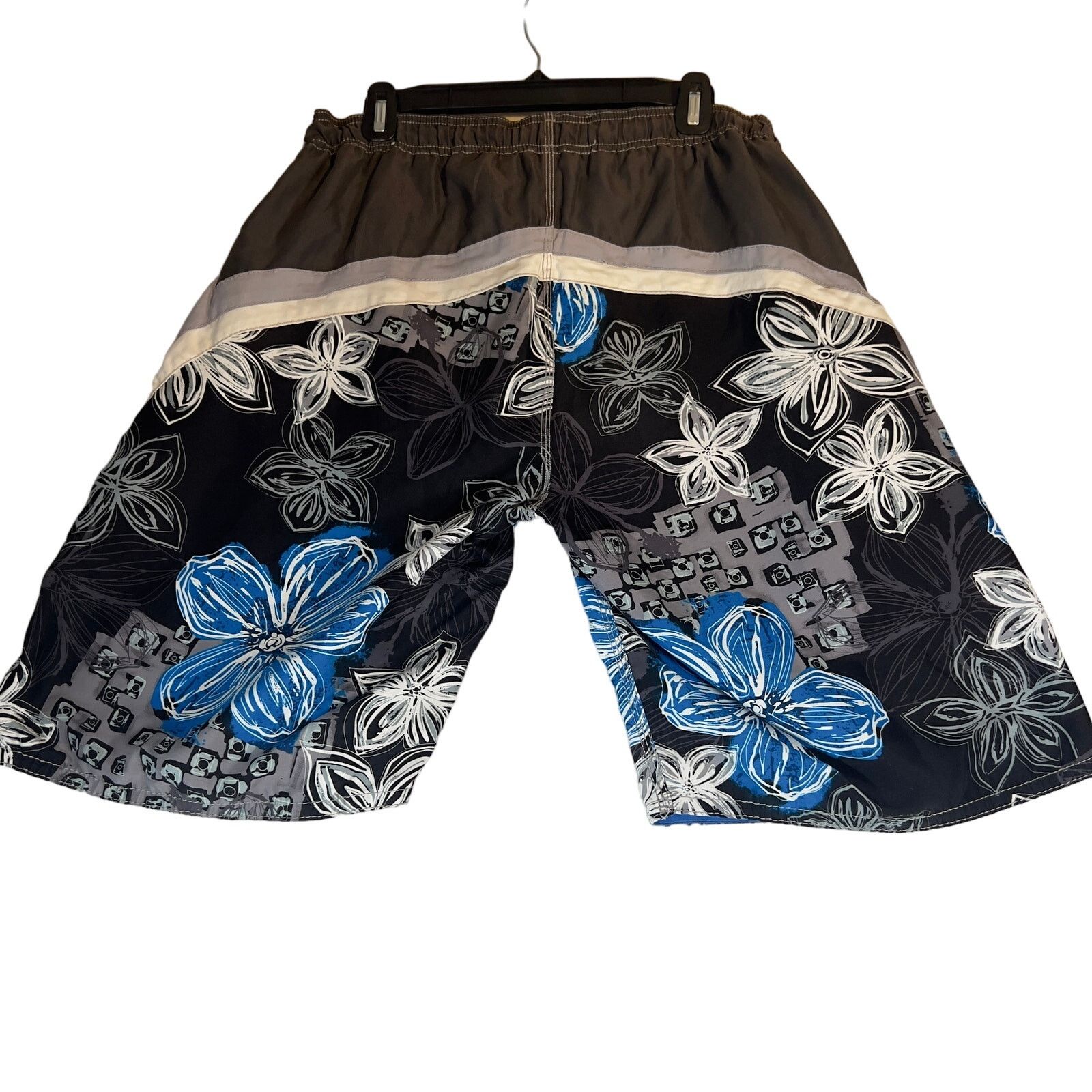 Burnside Burnside Swimsuit Men L Hawaiin Floral Mesh Lined Drawstring Size US 32 / EU 48 - 3 Thumbnail