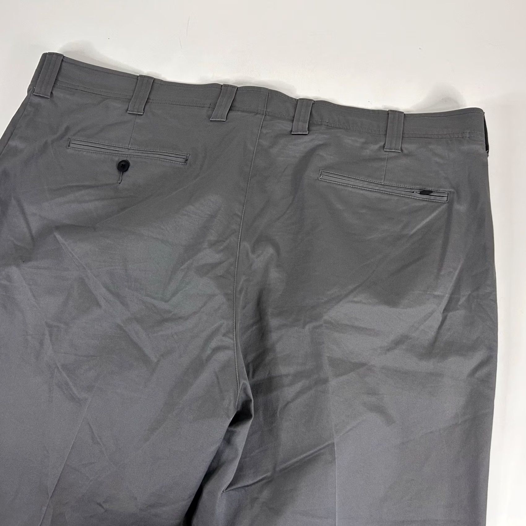 Vintage Oak Hill Pants Gray Cotton Blend Flat Front Straight Fit 48x30 Mens Regular Keywords: Dress Pants Casual 30 Inseam Mens Size US 32 / EU 48 - 5 Thumbnail