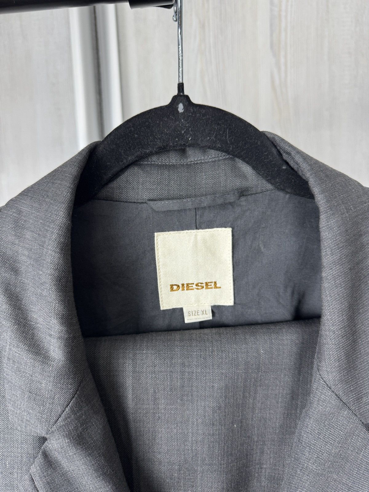 Diesel Diesel Institute of Massconsumer Wool blend grey 2 pcs suit Size 42R - 5 Thumbnail