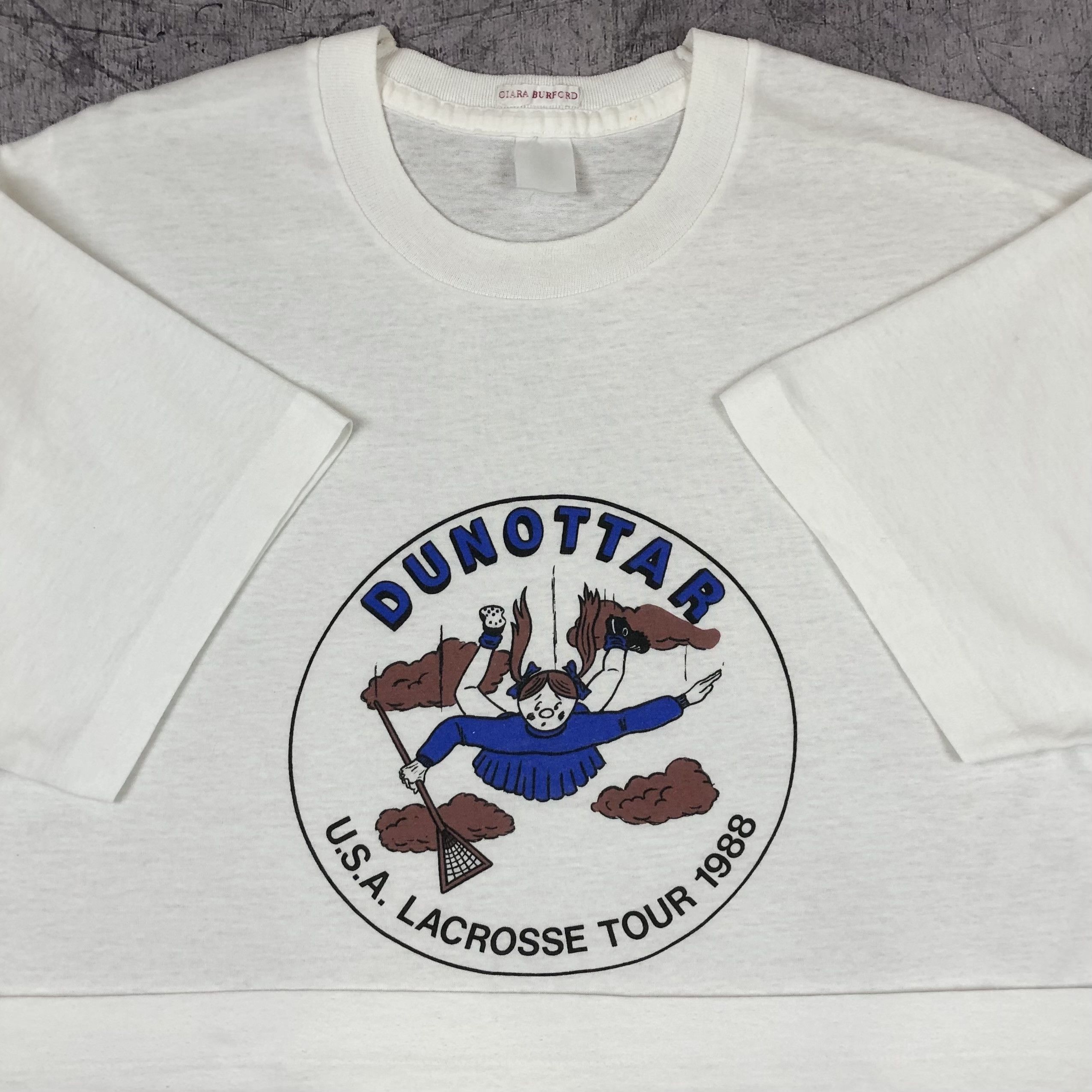 All Sport Dunottar USA Lacrosse 1988 Tour Tee Size US L / EU 52-54 / 3 - 3 Thumbnail