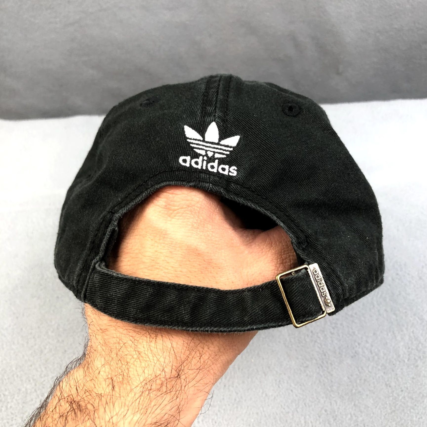 Adidas Adidas Hat Mens Strap Back Black White Trefoil Adjustable One Size Golf Cap Size ONE SIZE - 7 Thumbnail