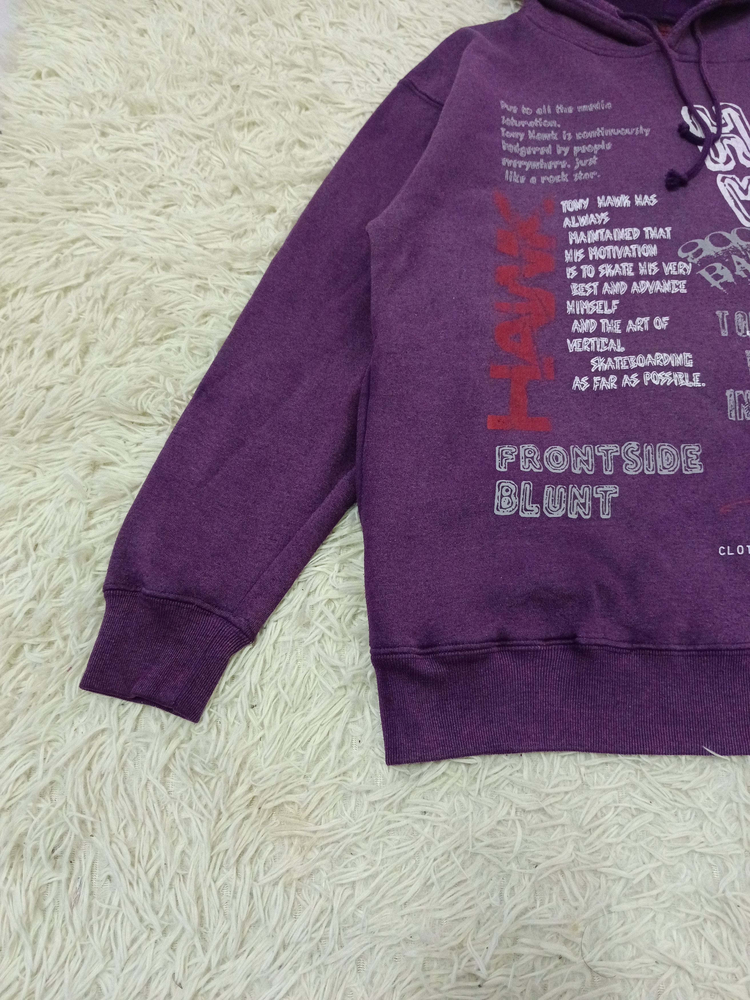 Tony Hawk 90s TONY HAWK PURPLE SUN FADE PULL OVER Size US M / EU 48-50 / 2 - 5 Thumbnail