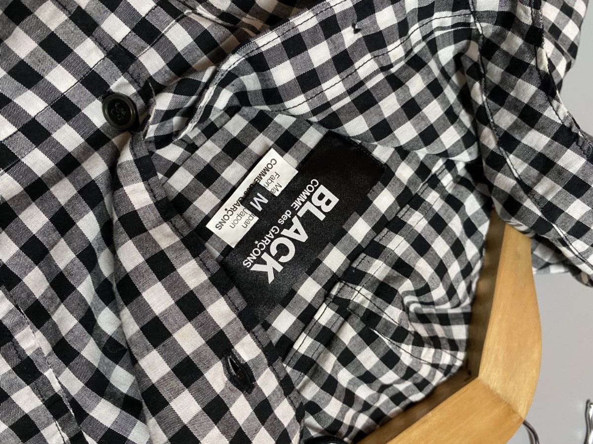 Comme des Garcons Black Black - Comme Des Garcons fall 2010 checkered button up Size US M / EU 48-50 / 2 - 5 Thumbnail