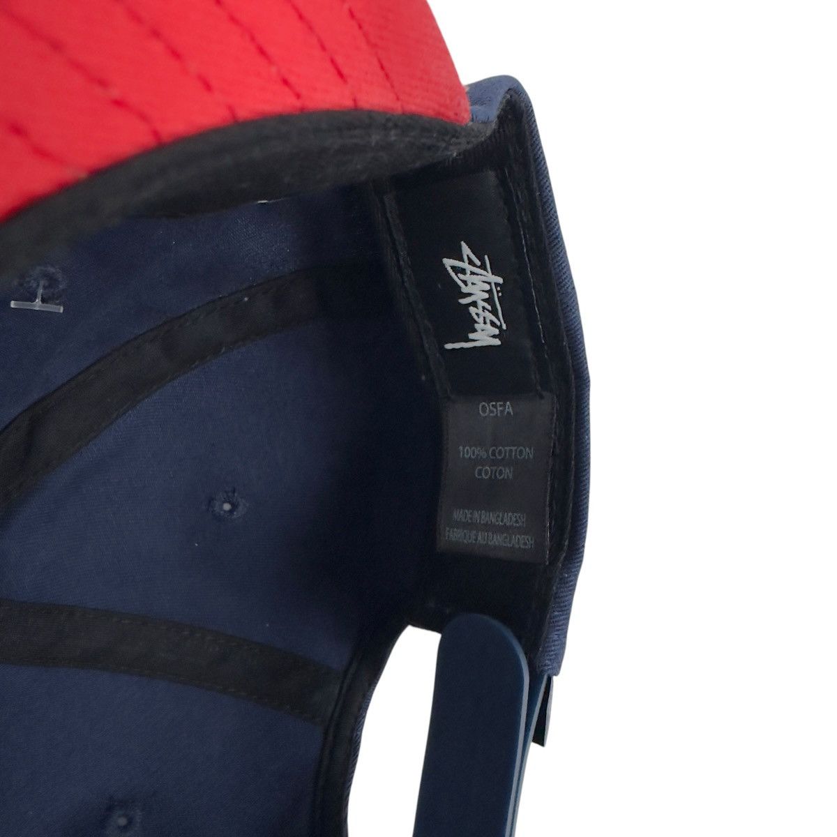Stussy Stussy USA Team Block Cap SnapBack AOP Navy Hat Size ONE SIZE - 6 Thumbnail