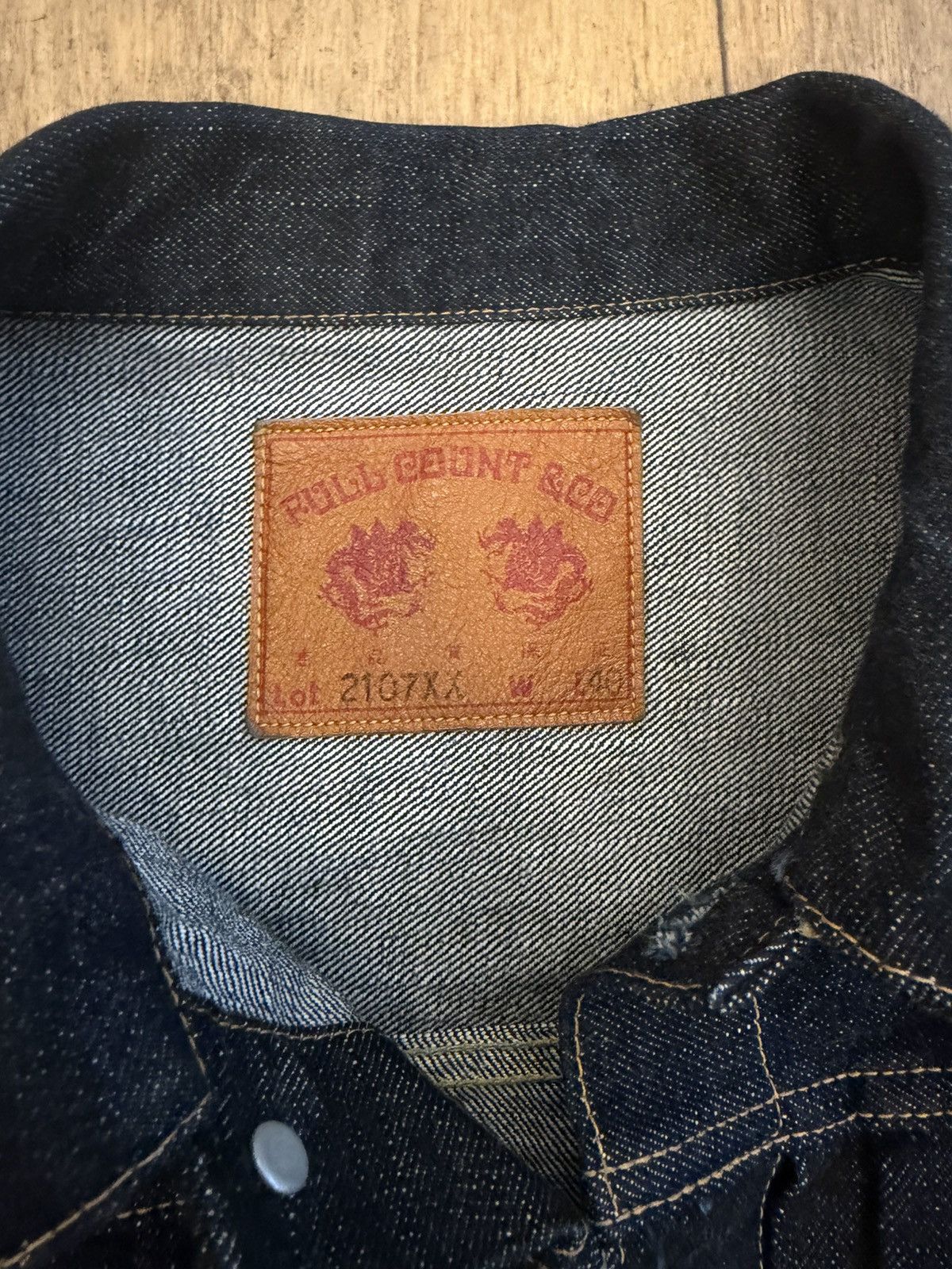 Full Count & Co. Fullcount Type 1 Denim Jacket 2107XXW Size 40 Size US L / EU 52-54 / 3 - 3 Thumbnail