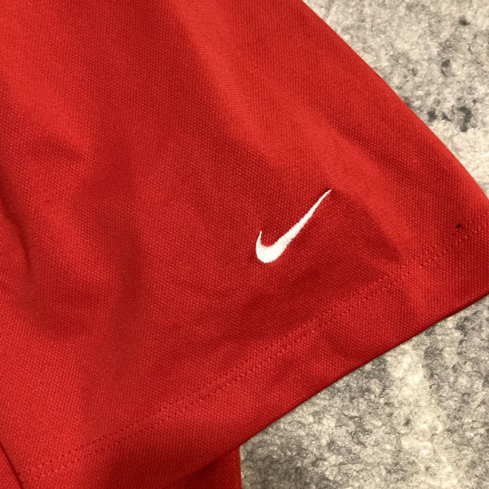 Nike Nike Golf Polo - Dri-Fit - RED - TIGER WOODS - Short Sleeved - Large Polo Shirt Mens Size US L / EU 52-54 / 3 - 2 Thumbnail