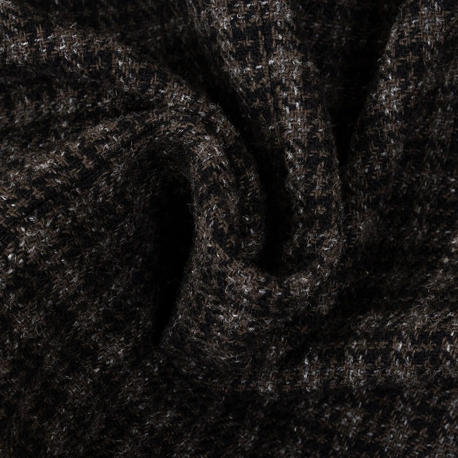 Comme des Garcons Homme Plus Wool Check T Gathered Jacket Black Brown Size S Size US S / EU 44-46 / 1 - 12 Thumbnail