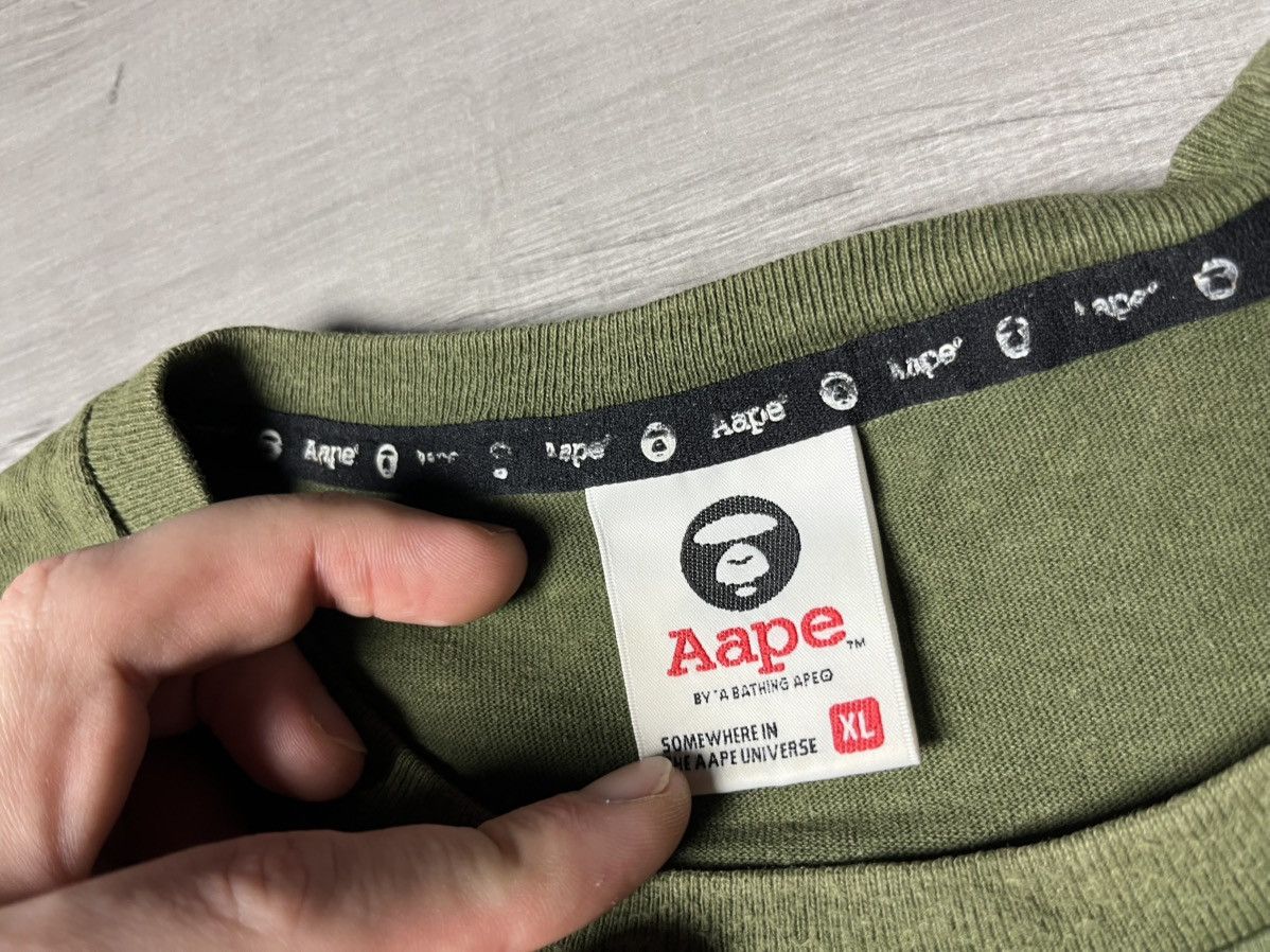 Aape Aape by A Bathing Ape Big logo y2k Camo T shirt Size US XL / EU 56 / 4 - 5 Thumbnail