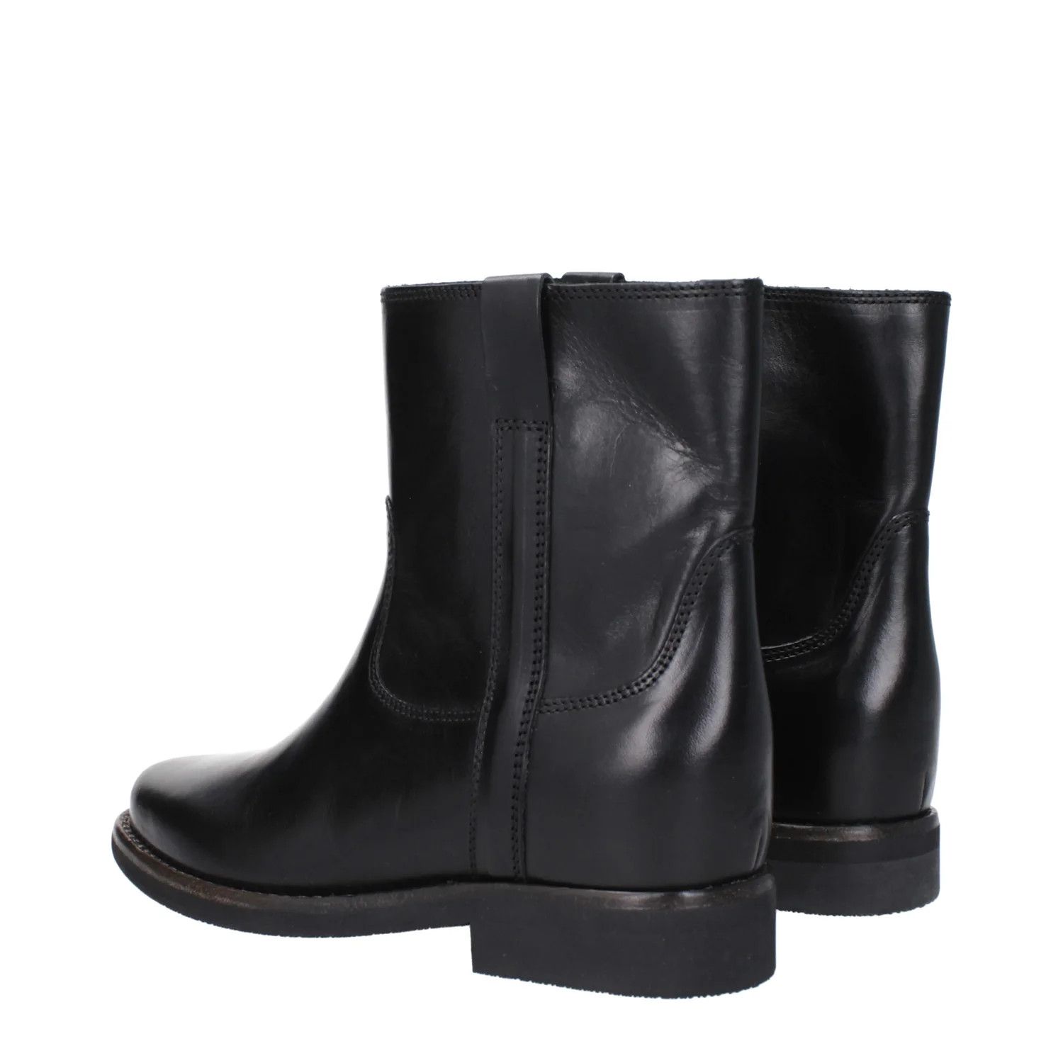 Isabel Marant ob1o1e1124 Leather Ankle Boots in Black Size US 7 / IT 37 - 4 Thumbnail