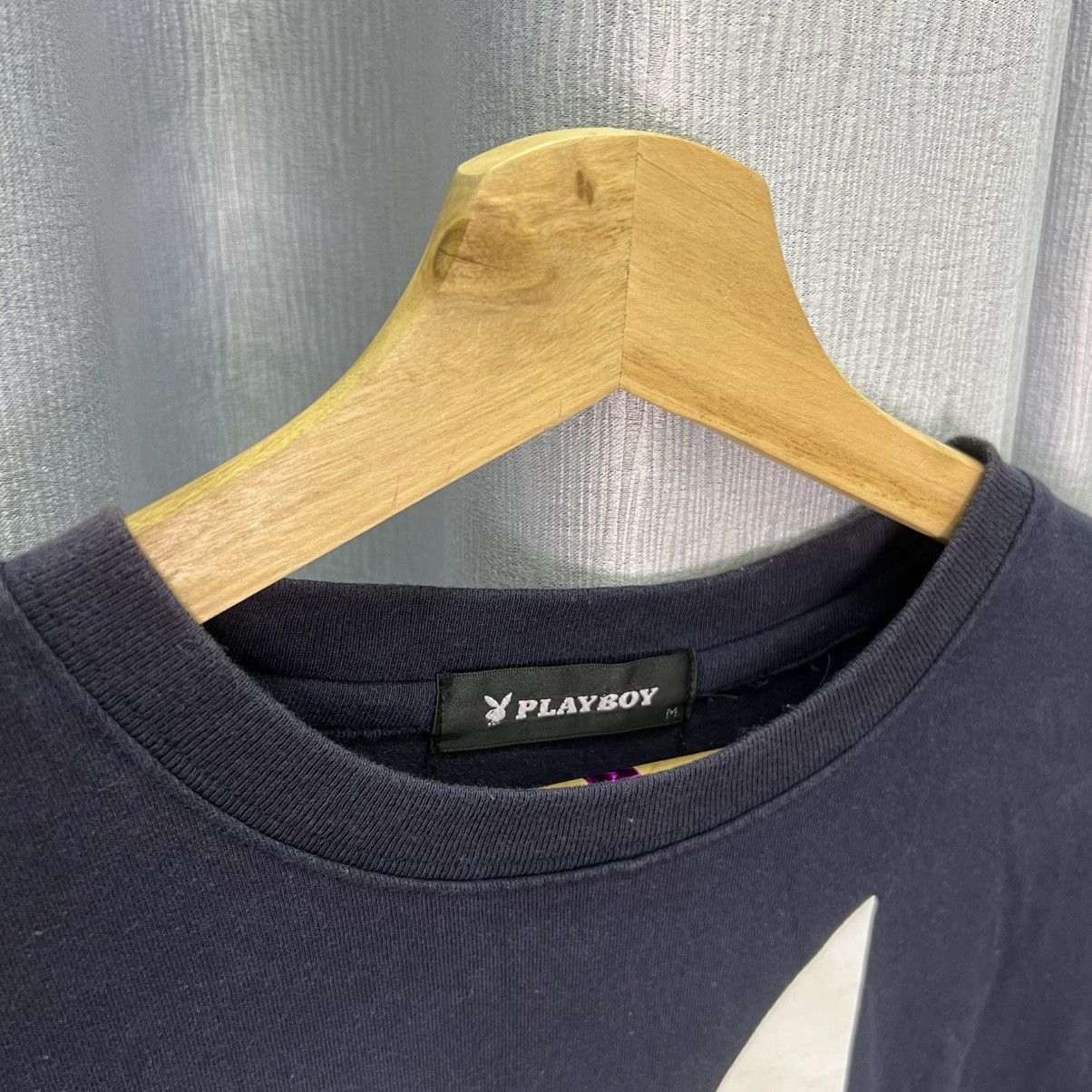 Playboy Faded Vintage Playboy Big Logo Tshirt Baggy Tee Size US L / EU 52-54 / 3 - 5 Thumbnail