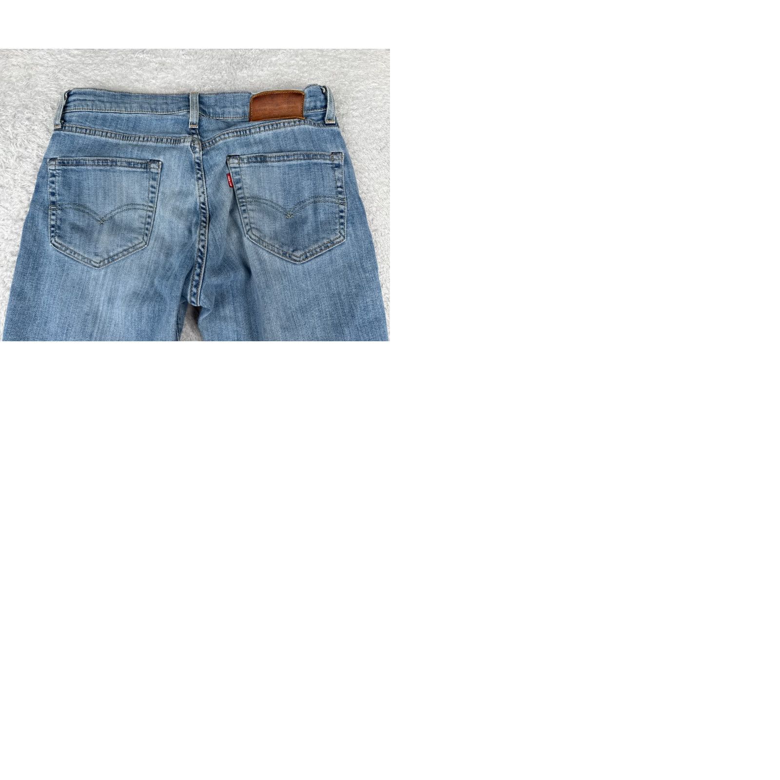 Levi's Levi's Jeans 511 Regular Adult 30 Blue Denim Zip Fly 28x29 Cotton Blend 5-Pocket Design Leather Button Vintage No Size US 30 / EU 46 - 11 Thumbnail
