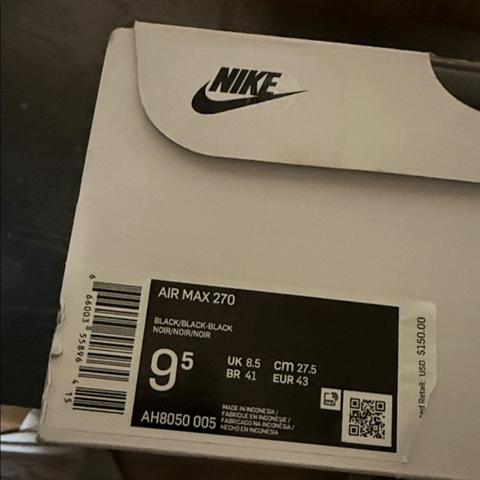 Nike Nike Air Max 270 Throwback Future Iridescent Size US 9.5 / EU 42-43 - 11 Thumbnail