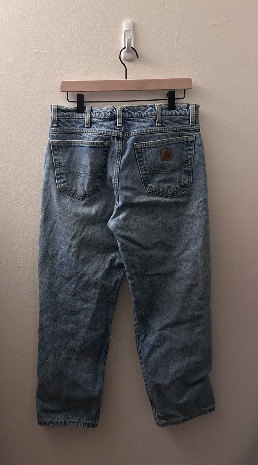 Carhartt Vintage Flannel Lined Carhartt Jeans Size US 32 / EU 48 - 2 Thumbnail