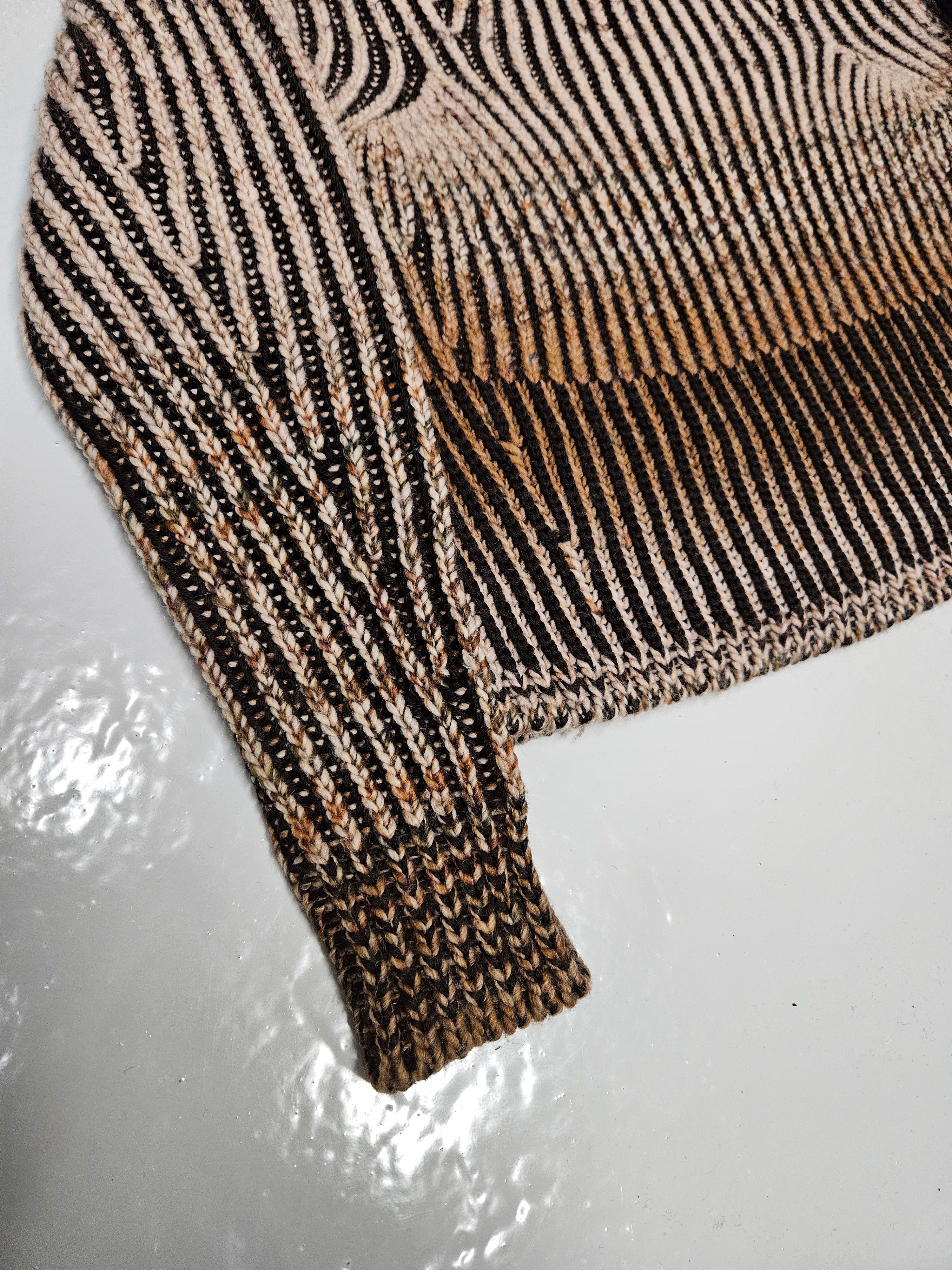 Acne Studios Acne studios cropped gradient striped knit fn-wn-knit000145 Size XXS / US 00 / IT 34 - 10 Thumbnail