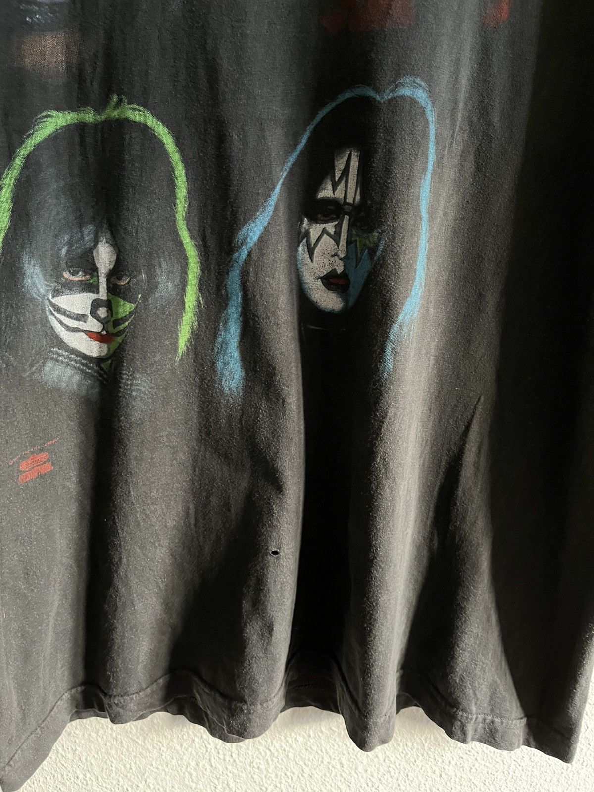 Band Tees × KISS × Vintage Vintage 90s Kiss Band Shirt Faded XL 1991 Winterland Size US XL / EU 56 / 4 - 7 Thumbnail
