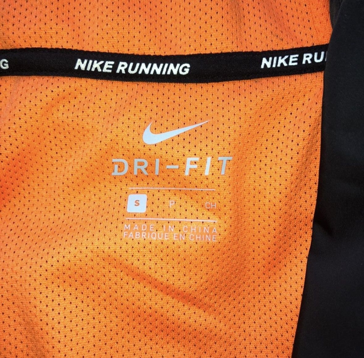 Nike Black orange nike running anorak windbreaker jacket pullover Size US S / EU 44-46 / 1 - 4 Thumbnail