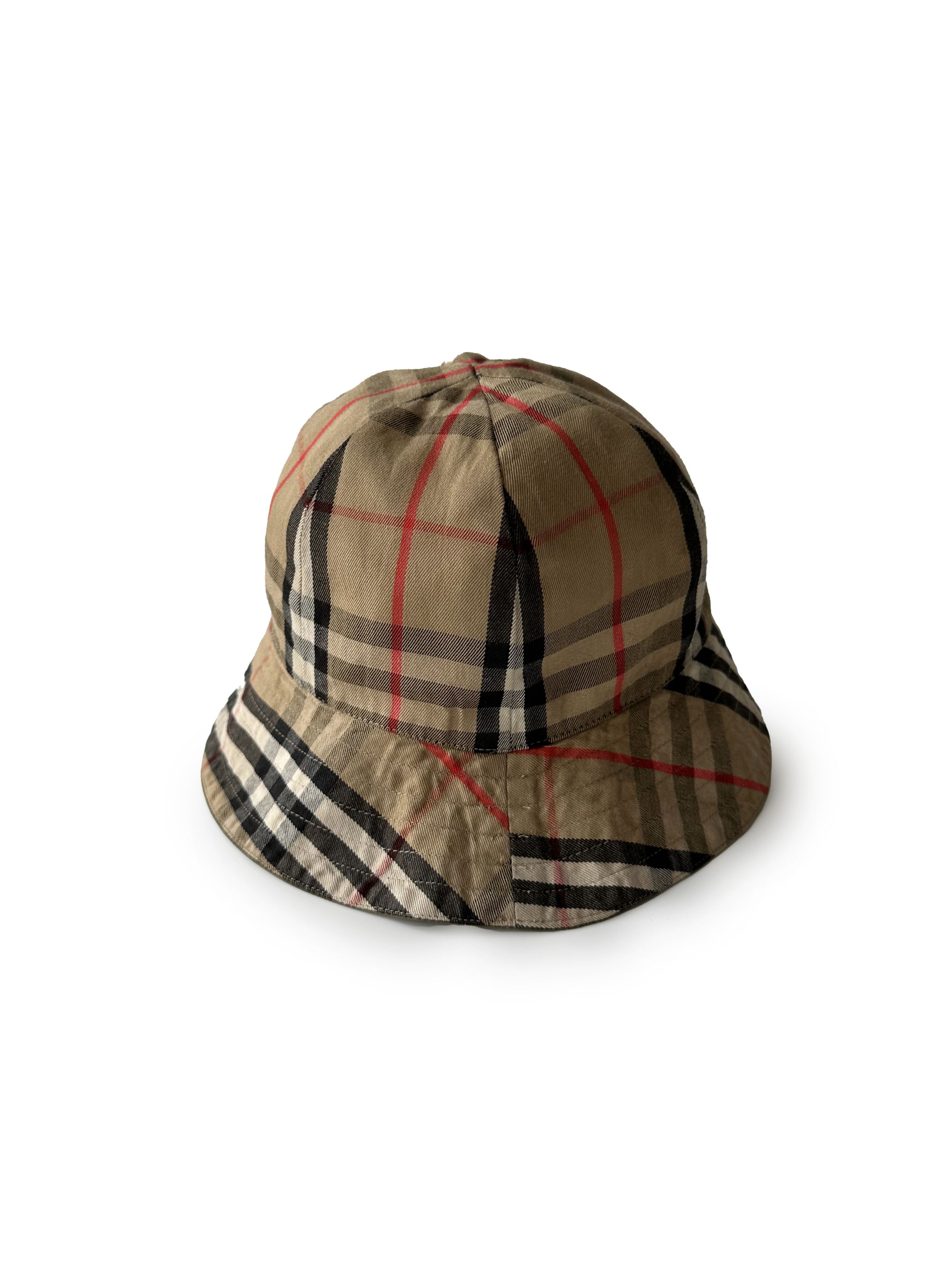 Burberry Burberry's Vintage 90's reversible Nova Check bucket hat Size ONE SIZE - 4 Thumbnail