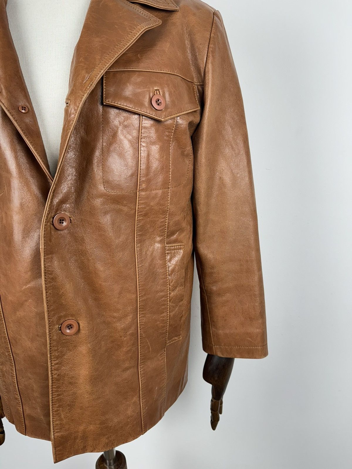 Other Men’s Vintage TORUS Leather Jacket size L Size US L / EU 52-54 / 3 - 3 Thumbnail