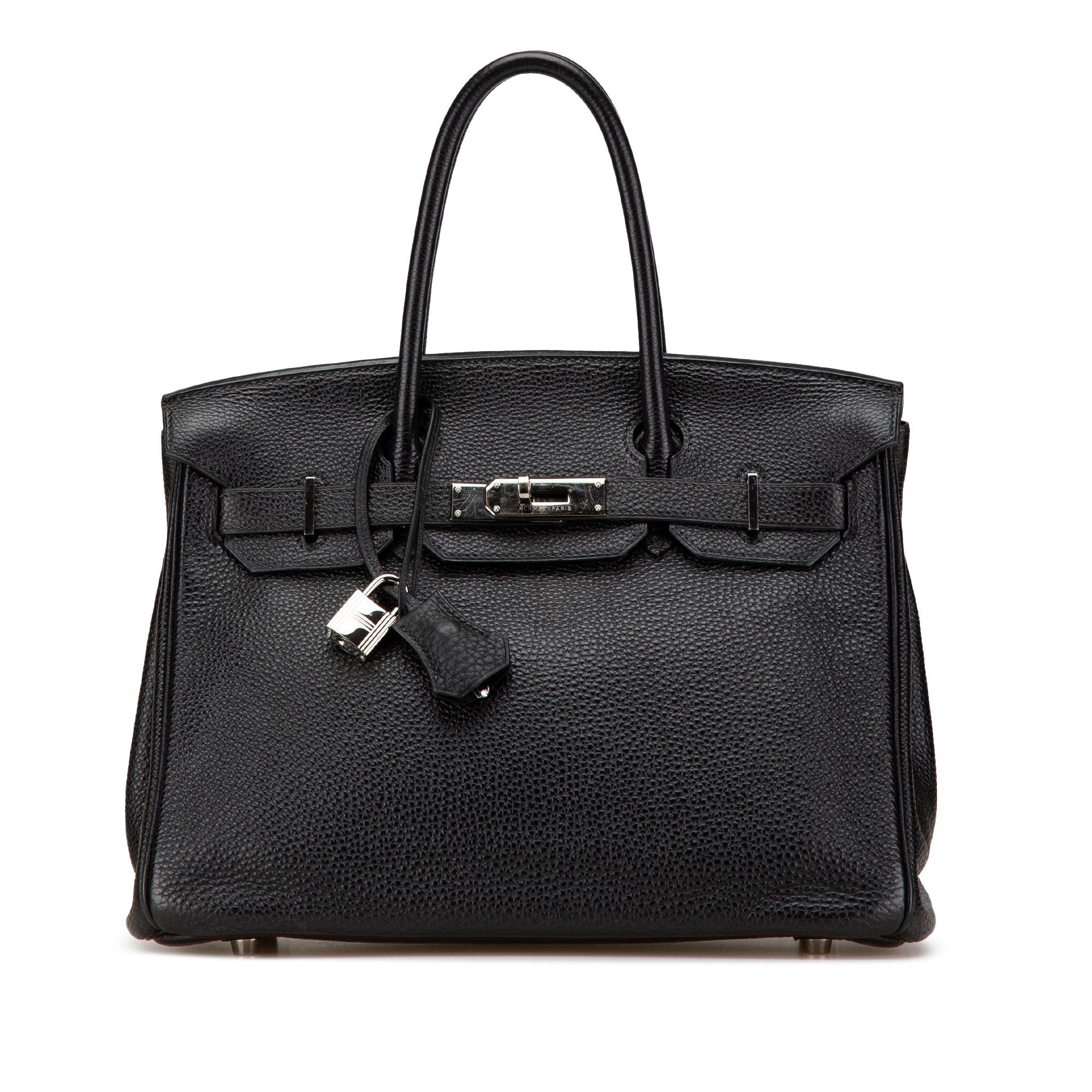 Hermes Hermès Clemence Birkin Retourne 30 Black Size ONE SIZE - 1 Thumbnail