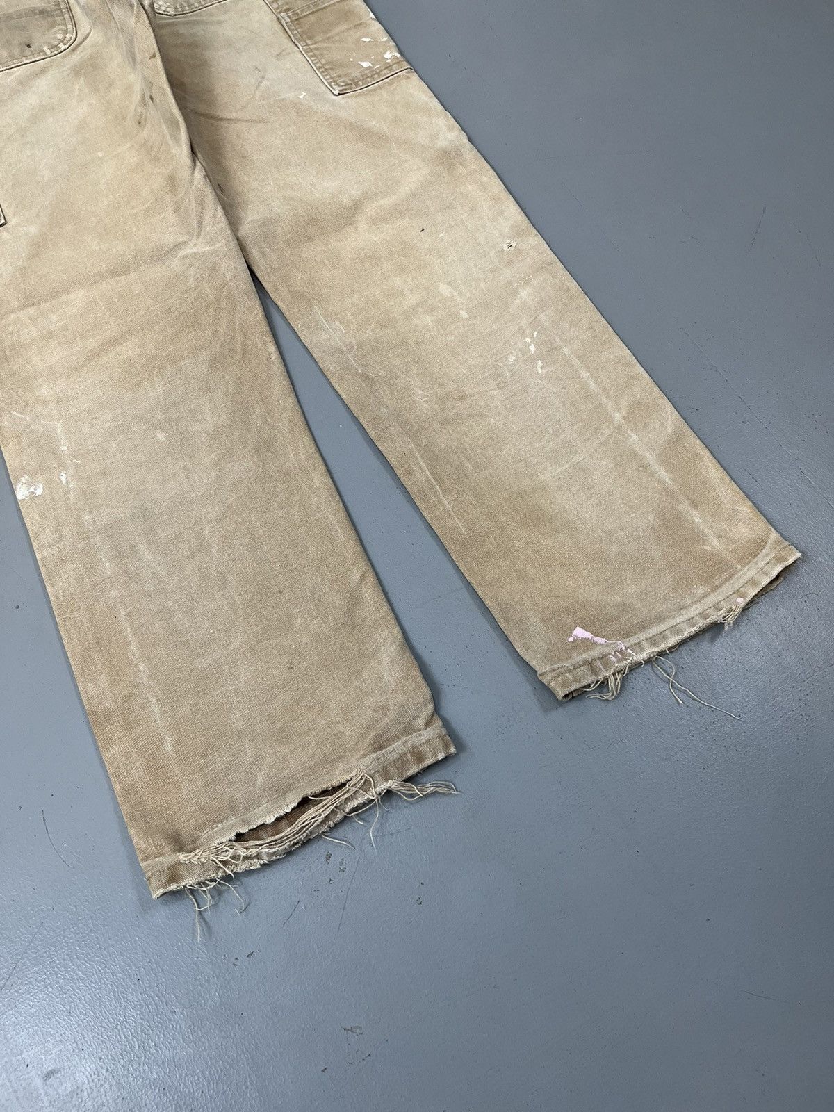 Carhartt × Vintage Sun faded and paint splatter Carhartt double knee denim Size US 32 / EU 48 - 9 Thumbnail