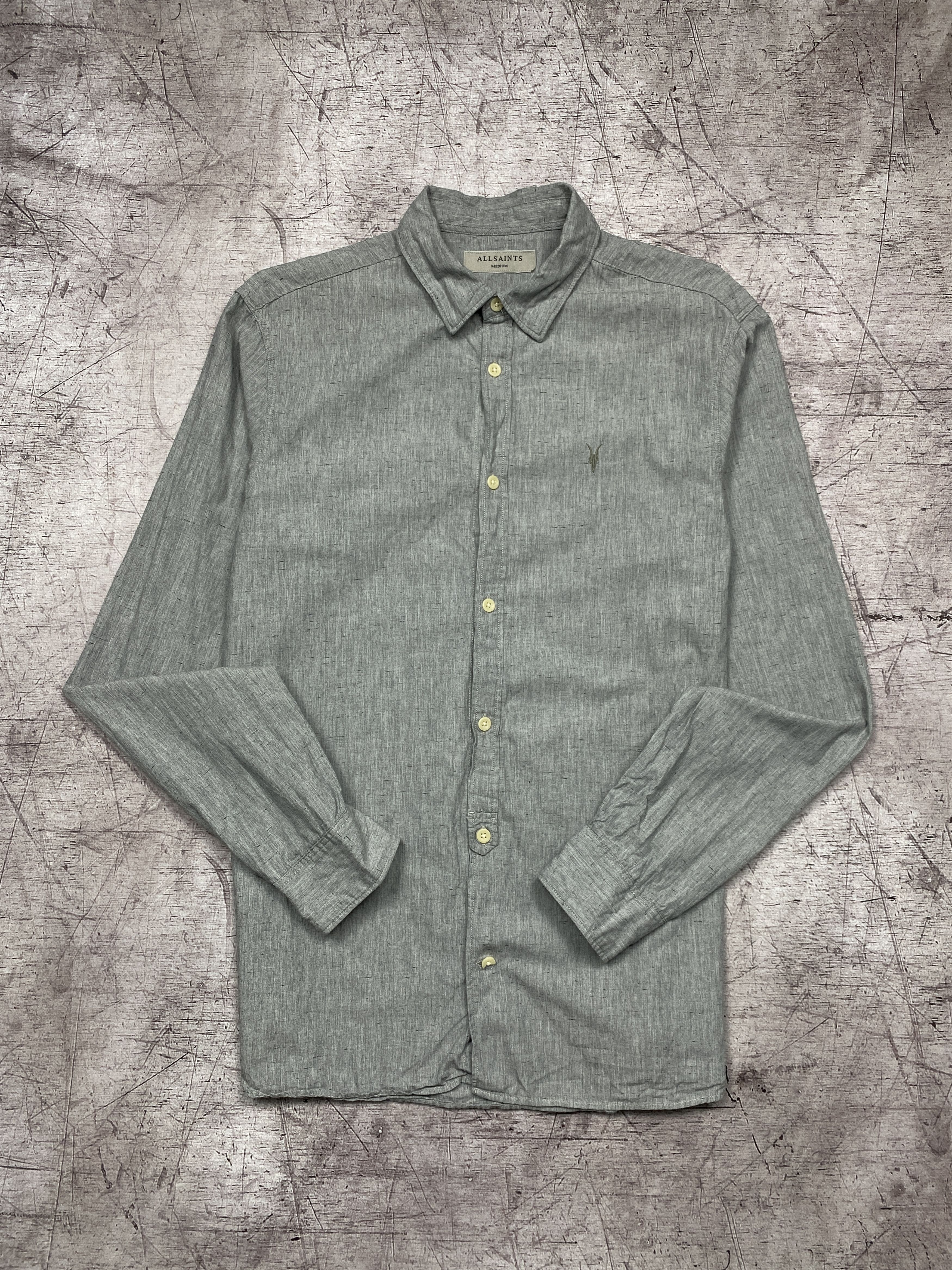 Allsaints × Vintage Allsaints Vintage Mens Waycross Long Sleeve Shirt Size US M / EU 48-50 / 2 - 1 Thumbnail