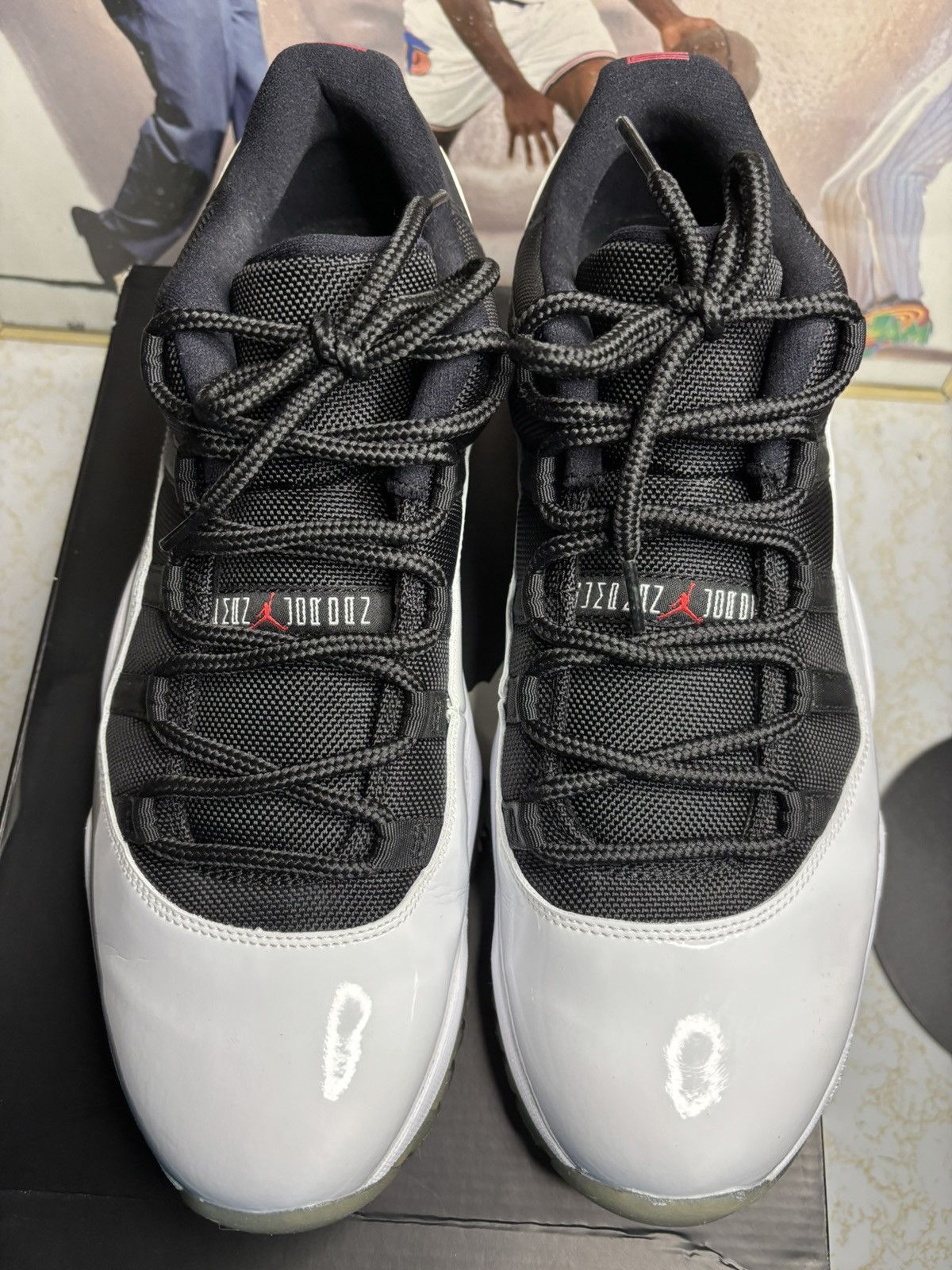 Jordan Brand Air Jordan 11 Retro Low Tuxedo 2013 Size US 13 / EU 46 - 2 Thumbnail