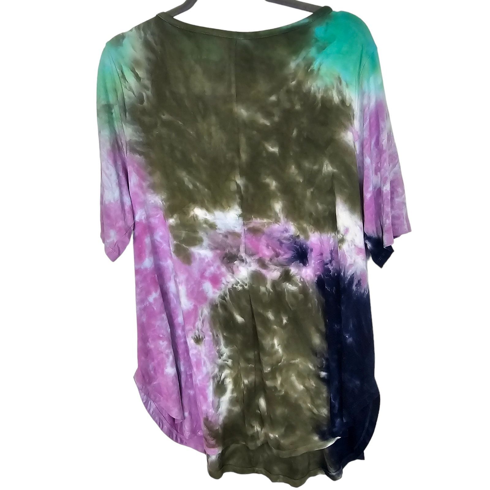 Torrid Torrid Super Soft Knits Tie Dye Tunic Henley Size 3X Stretch Size 3XL / US 20-22 - 8 Thumbnail