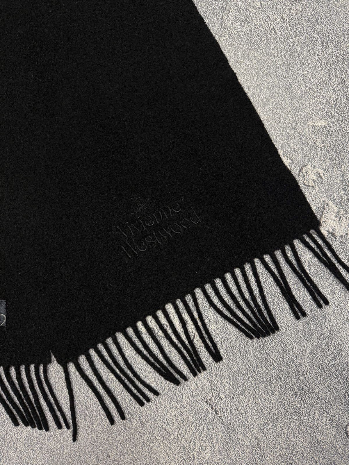 Vivienne Westwood Vivienne Westwood wool scarf big logo Size ONE SIZE - 3 Thumbnail