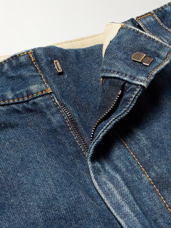 Gucci o1s1wg110125 Denim Trousers With Gucci Label in Blue Size US 36 / EU 52 - 3 Thumbnail