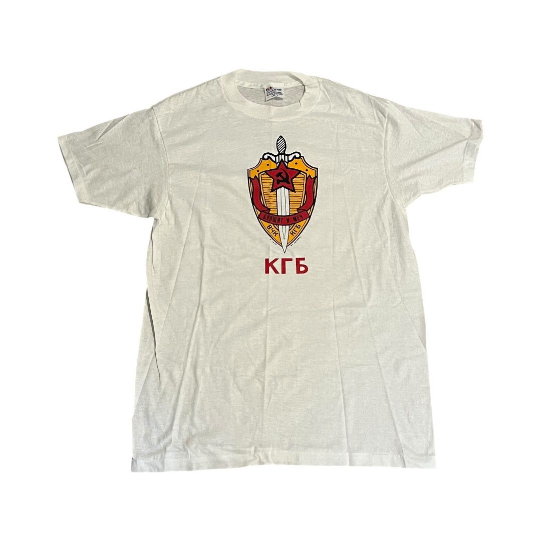 VINTAGE 1970s USSR KGB T Shirt