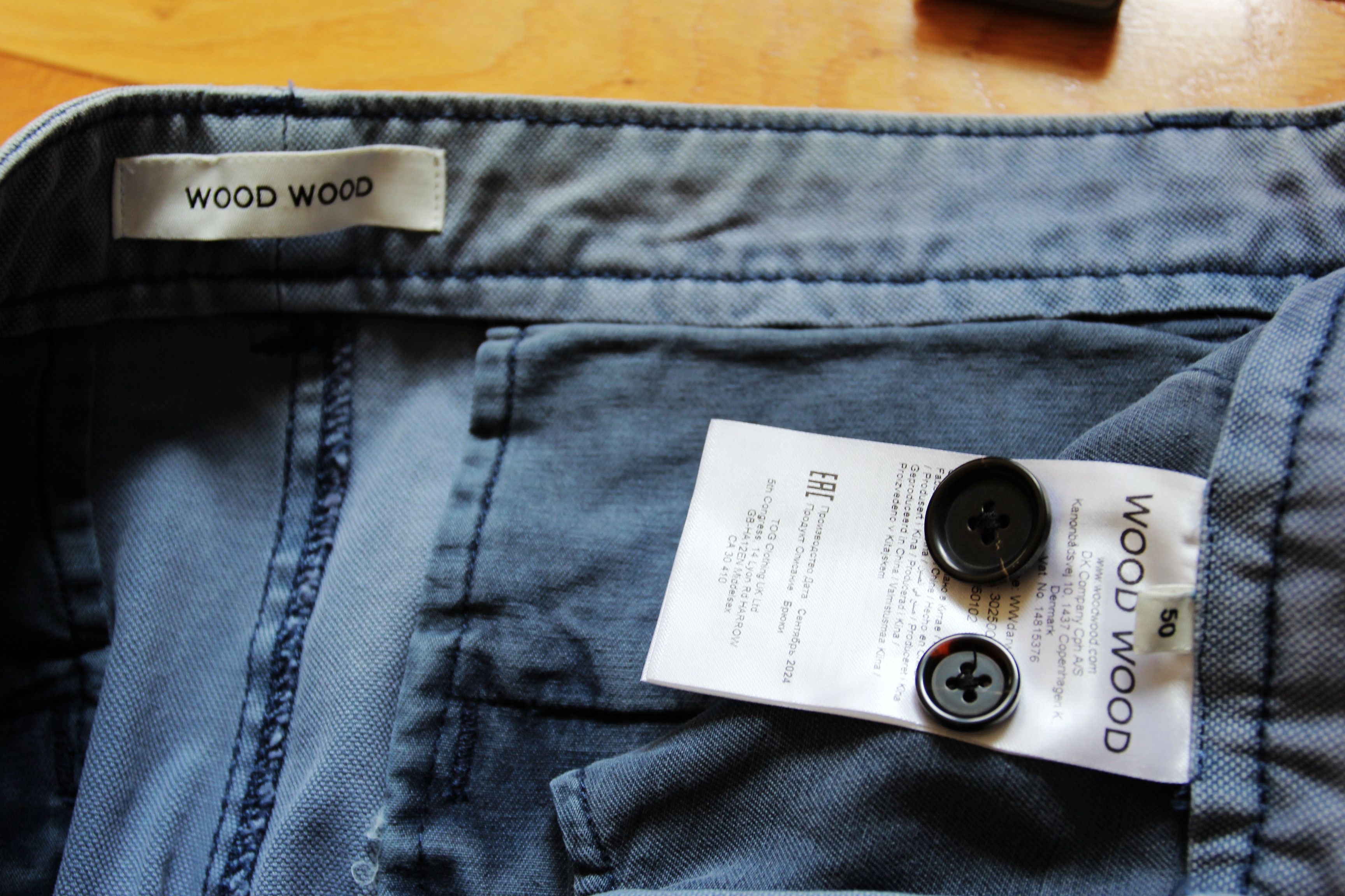 Wood Wood BNWT SS25 WOOD WOOD MUTED CANVAS LOOSE FIT PANTS 50 Size US 34 / EU 50 - 8 Thumbnail