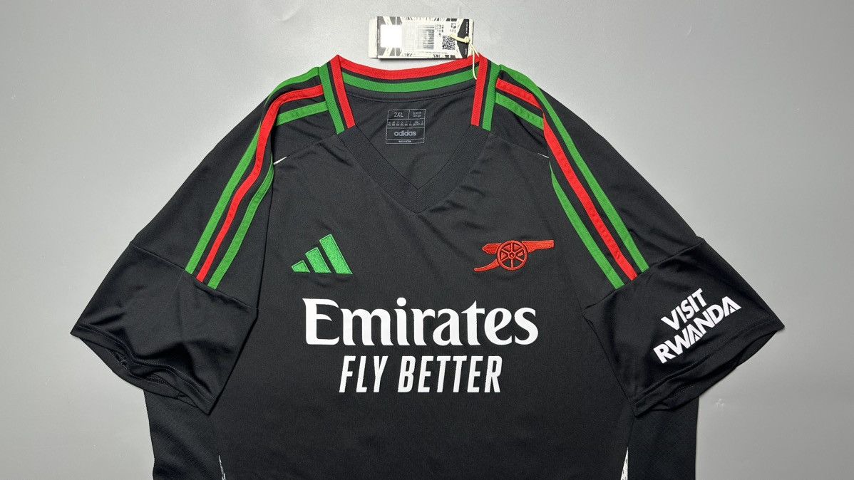 Adidas ARSENAL ADIDAS 2024/2025 FOOTBALL AWAY JERSEY #28 SALMON Size US XXL / EU 58 / 5 - 3 Thumbnail